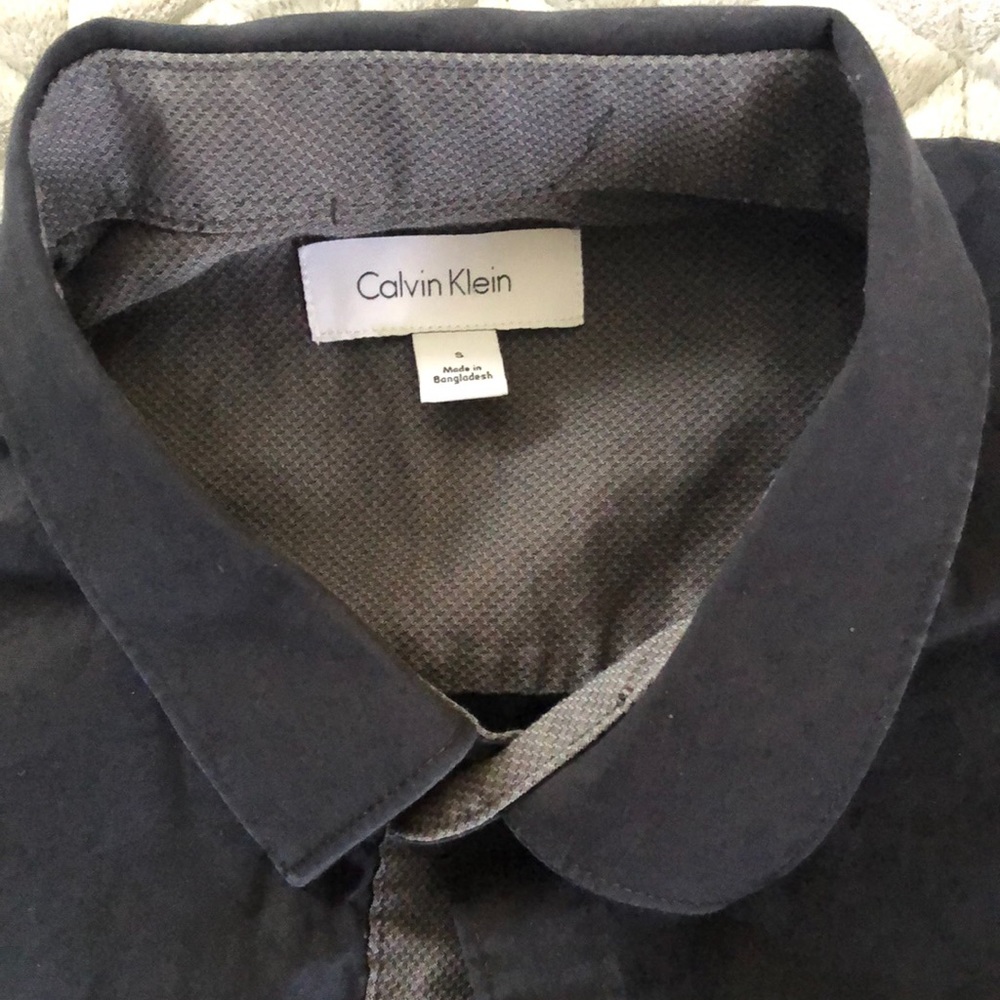 Calvin Klein Button Down Dress Shirt - Picture 3 of 5